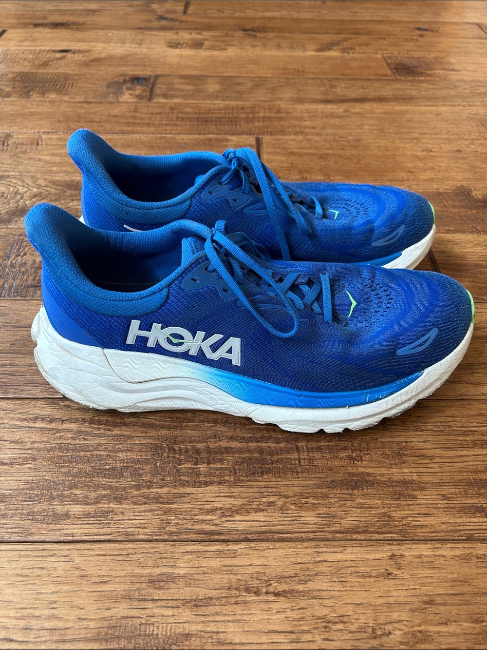 Hoka One One Arahi 8 Cushioned Running Shoes Cobalt Blue Mens Size 10.5